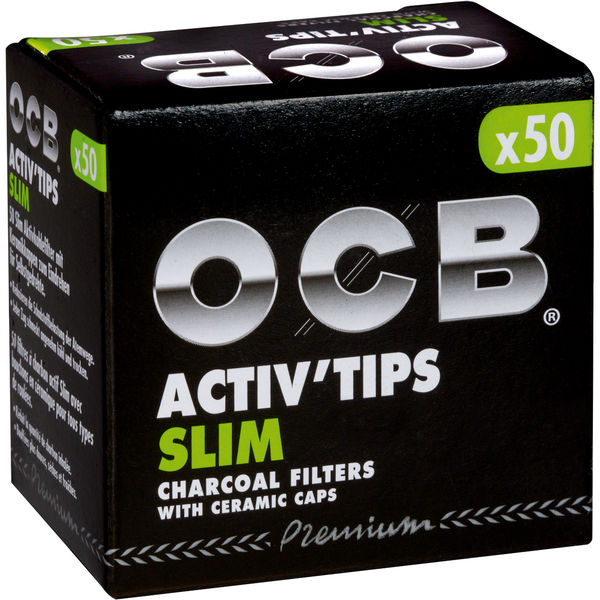 OCB Activ'Tips Slim 7 mm – 500 Stück – 10 × 50er Pack