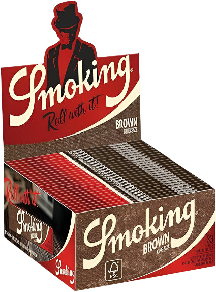 Smoking Braun King Size Zigarettenpapier - 50 Heftchen