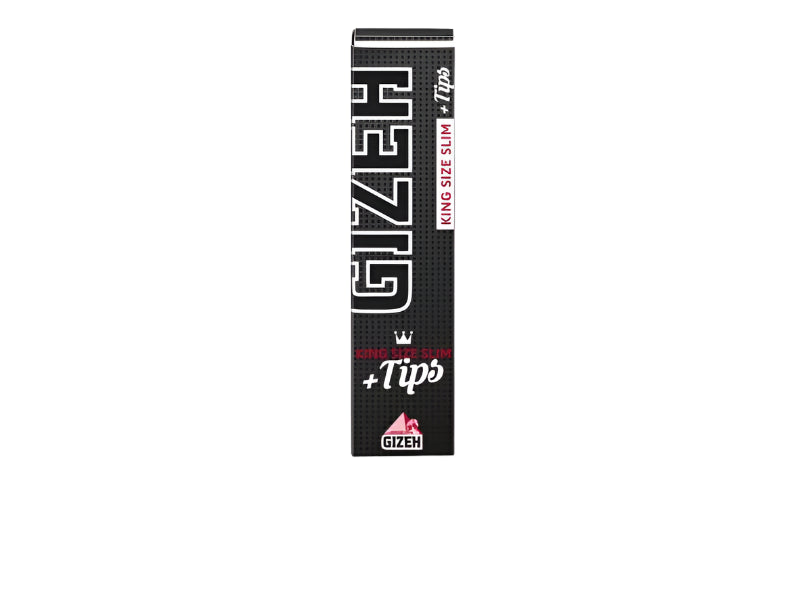 Gizeh Black King Size Slim + Tips Packung