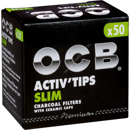 OCB Activ'Tips Slim 7 mm – 500 Stück – 10 × 50er Pack